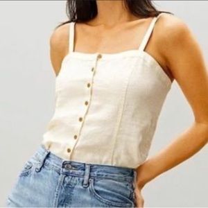 Everlane - 100% Linen Sleeveless Blouse